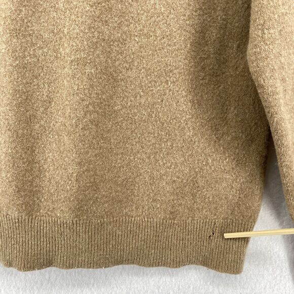 BRAEMAR Sweater Womens S Pure Lambswool Long Sleeve Pullover Brown Scotland Vtg - Picture 15 of 16
